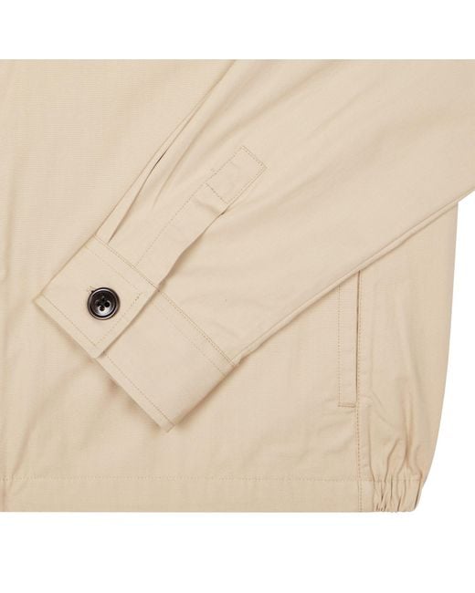 Paul Smith Natural Collared Zipup Work Jacket for men