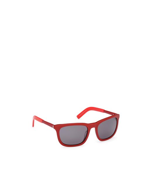 Moncler Pink Eyewear Rectangular Frame Sunglasses for men