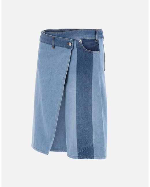 Coperni Blue Spliced Skirt