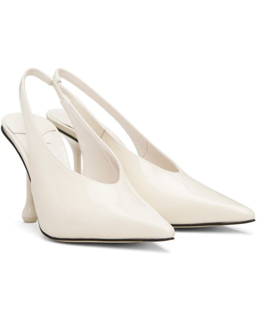 Jimmy Choo White Isa 95Mm High-Heeled Sandals