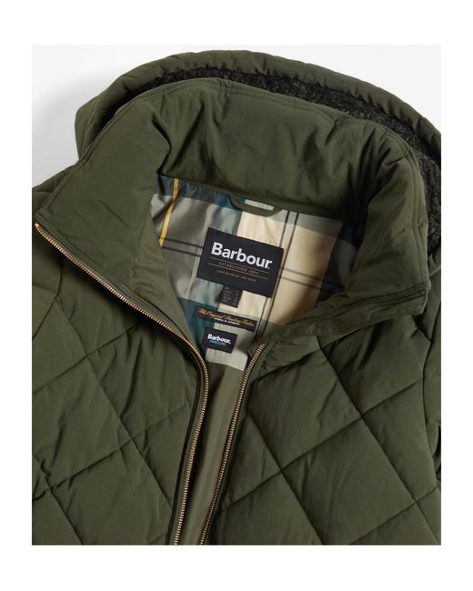 Barbour Green Hooded Cotton Jacket