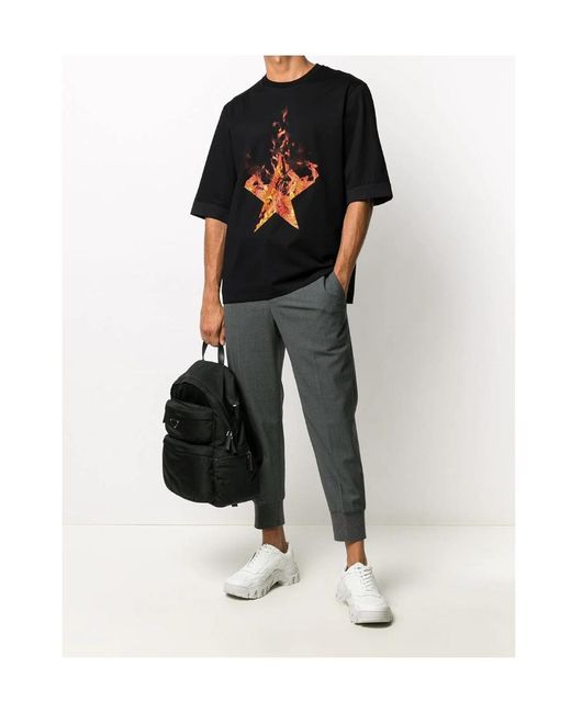 Neil Barrett Black Short-Sleeved T-Shirt for men