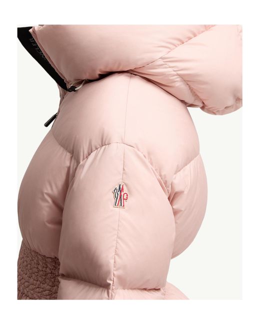 Moncler Pink Wollemi Hooded Down Ski Jacket