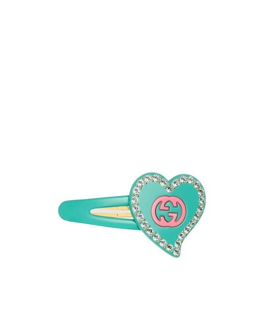 Gucci Blue Interlocking G Hair Clip