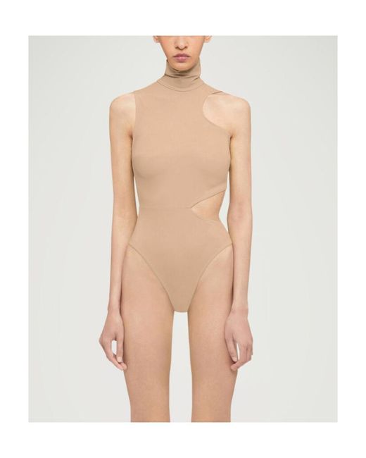 Wolford White Warm Up Cut-Out Bodysuit