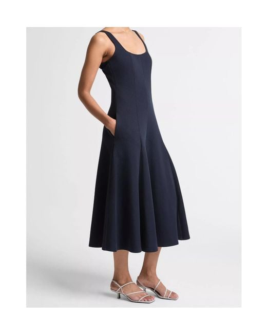 Vince Blue Sleeveless Dress