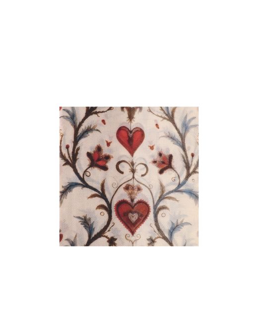 Faliero Sarti Pink Printed Scarf
