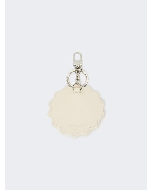Weekend by Maxmara Metallic Leather Keyring