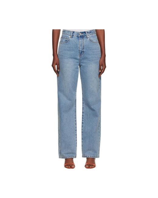 DUNST Blue Straight-Leg Jeans