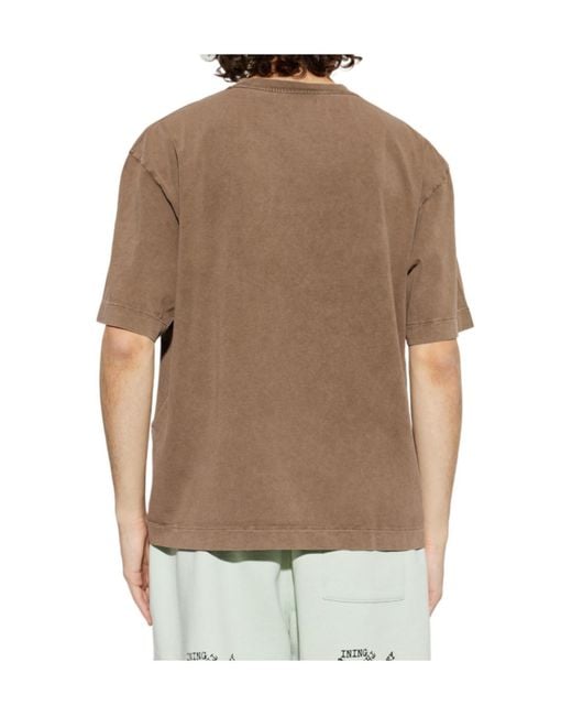 Off-White c/o Virgil Abloh Brown Owr Skate Fade Graphic T-Shirt for men