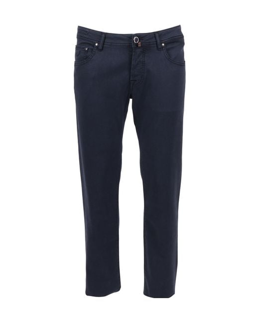 Jacob Cohen Blue Nick Five-Pocket Trousers for men