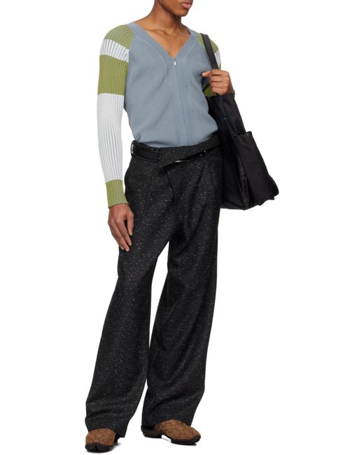 Kiko Kostadinov Blue Inex Cardigan for men