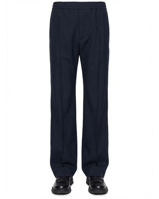 Gucci Blue Technical Panama Trousers for men