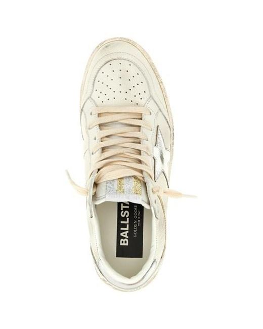 Golden Goose Deluxe Brand White Ball Star Lace-Up Sneakers