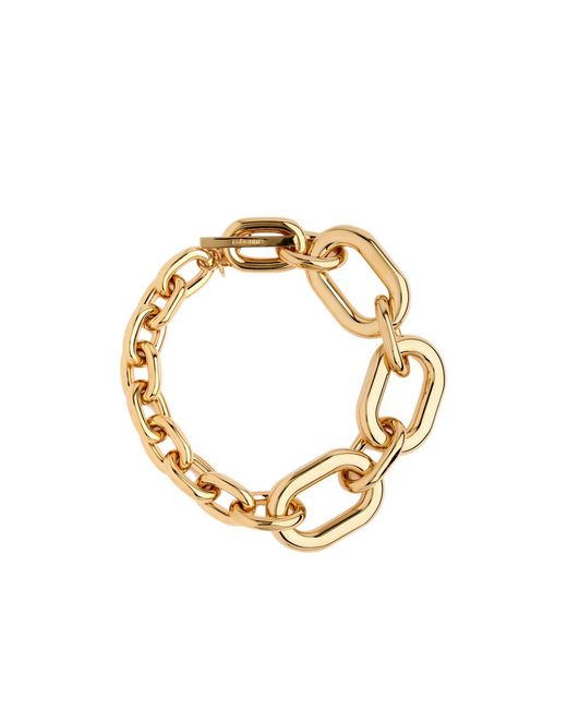 Rabanne Metallic Xl Link Chain Necklace
