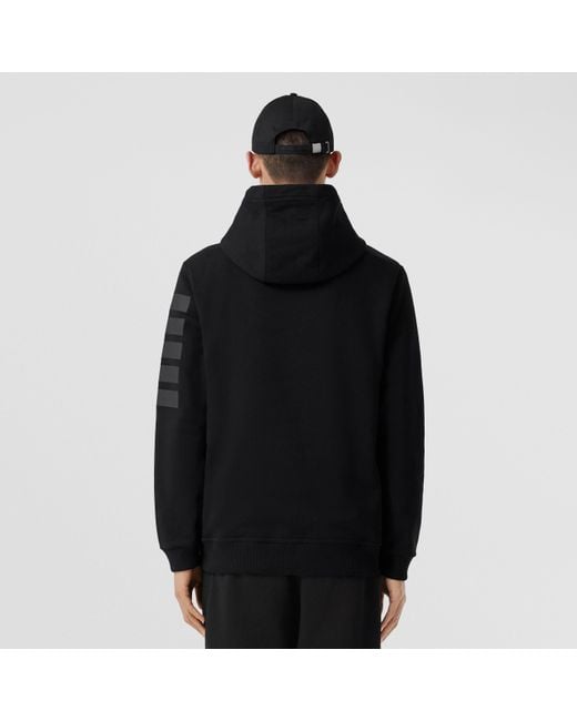 Burberry Black Horseferry Print Hoodie for men
