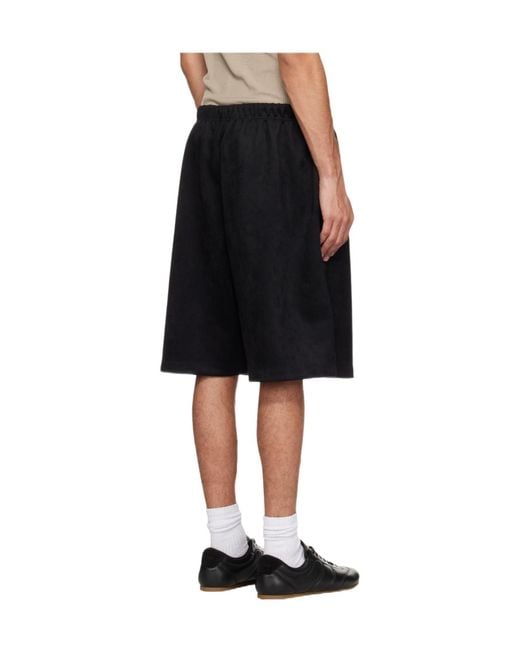 Fear Of God Black Relaxed Short for men