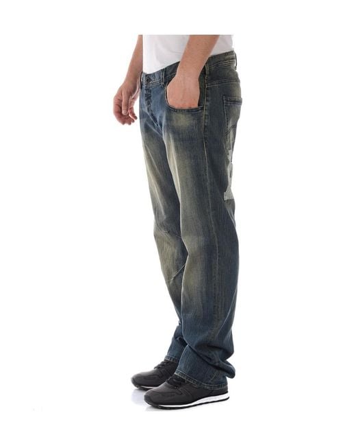 Armani Jeans Gray Logo Jeans for men