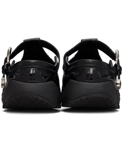 ANDERSSON BELL Black Mary Jane Mules for men