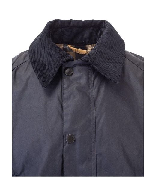 Barbour Blue Collared Long Sleeved Jacket for men
