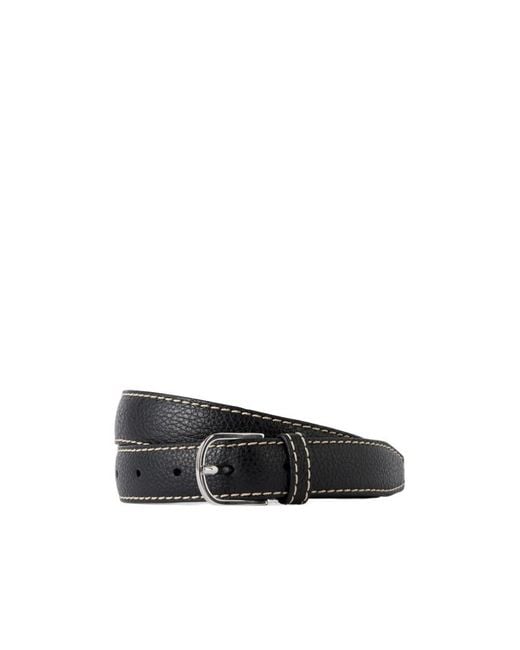 Totême White Totême Stitch-Detailed Buckled Belt