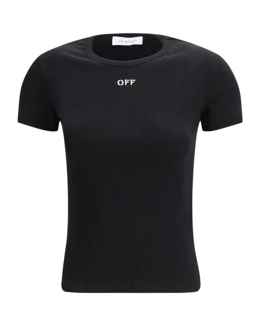 Off-White c/o Virgil Abloh Black Short-Sleeved T-Shirt