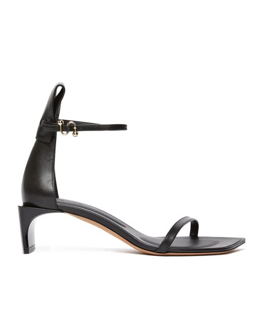 Sportmax Metallic Nappa Leather Sandals
