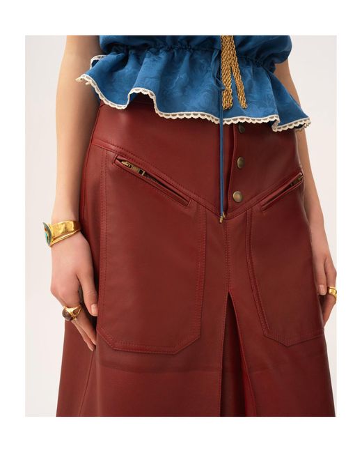 Chloé Purple Knee-Length Skirt