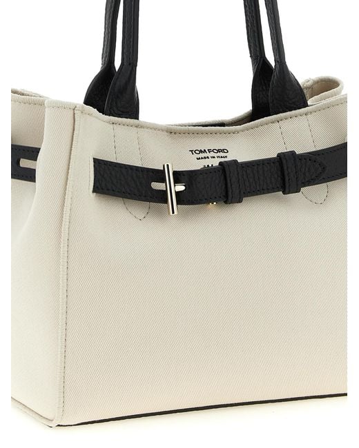 Tom Ford Natural Double-Handled Shoulder Bag