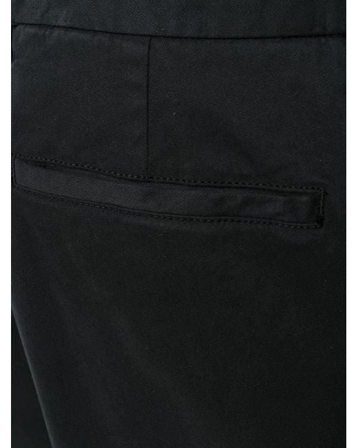 Zegna Black Belt-Loop Casual Pants for men