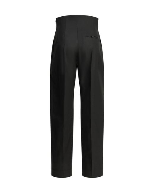 Khaite Black 'Somera' Tailored Pants
