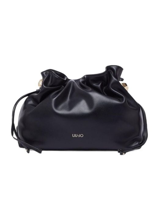 Liu Jo Blue Medium Riccy Shoulder Bag