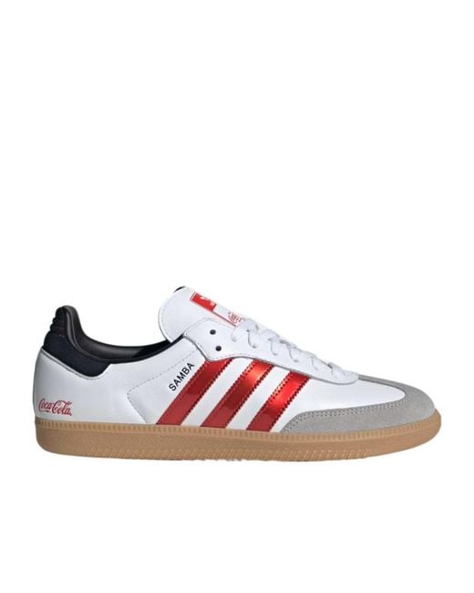 Adidas Originals Red X Coca Cola Samba Og Sneakers for men