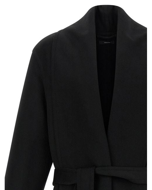 Tom Ford Black Cashmere Wool Coat for men