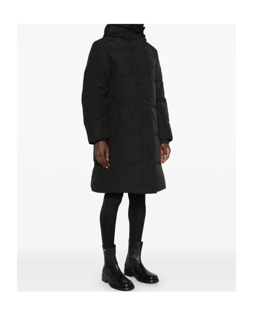 Canada Goose Black Hooded Padded Coat