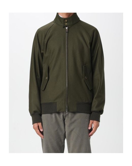 Baracuta Green High-Neck Jacket for men
