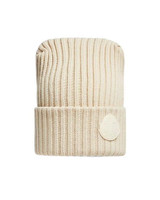 Moncler Natural Wool Beanie for men