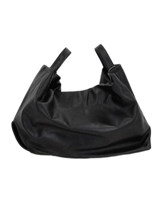 Yohji Yamamoto Black Tulips Tote Bag