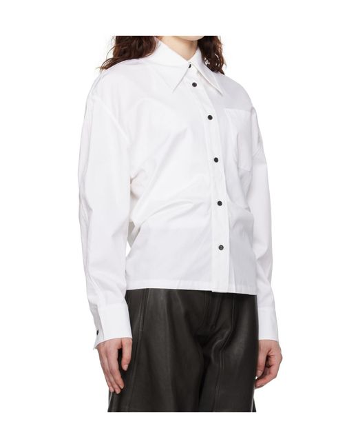 Co. White Button Shirt