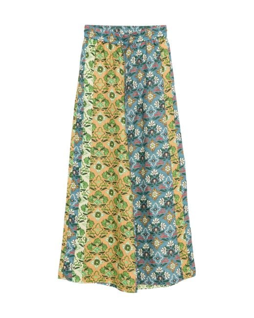 ALÉMAIS Green Ali Spliced Pants