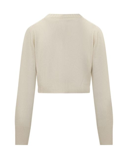 Loulou de Saison Natural Button-Up Knitted Cardigan