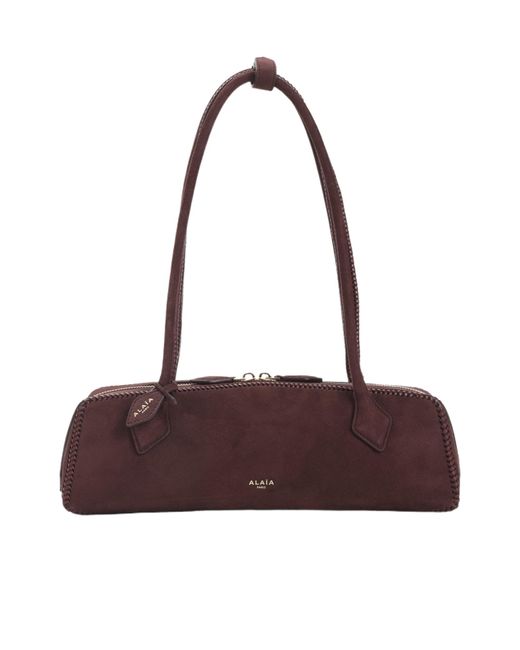 Alaïa Brown Zipper Handbag
