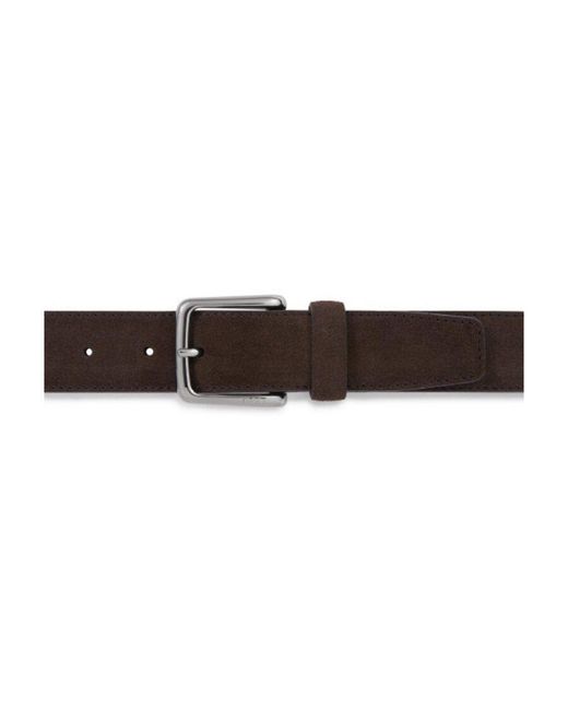 Tod's Brown Square Buckled Belt for men
