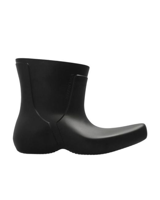 Balenciaga Black Excavator Rain Boots for men