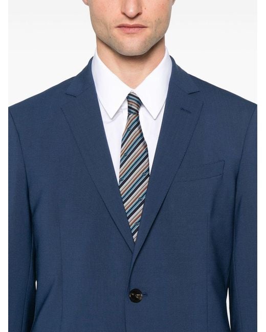 Etro Blue Single-Breasted Suit for men