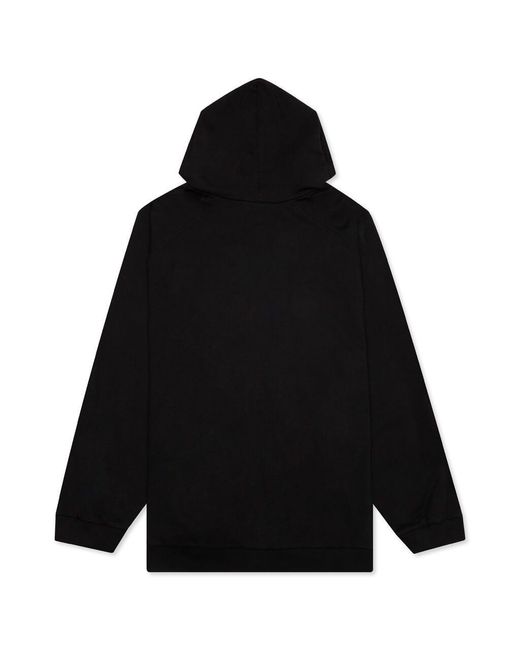 Raf Simons Black Oversized Photographic-Print Hoodie for men