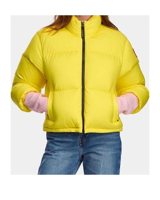 Canada Goose Yellow Fallon Puffer Jacket