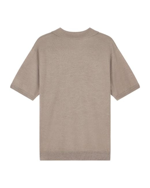 Emporio Armani Natural Short-Sleeved Polo Shirt for men