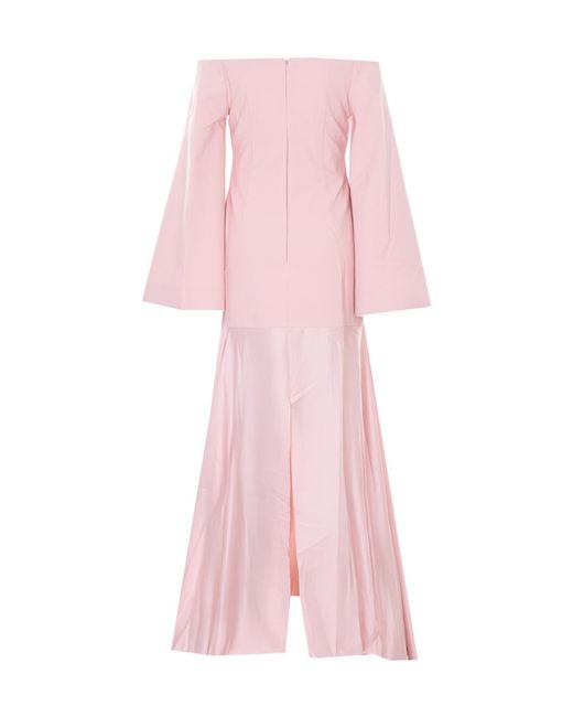 Solace London Pink Rina Maxi Dress