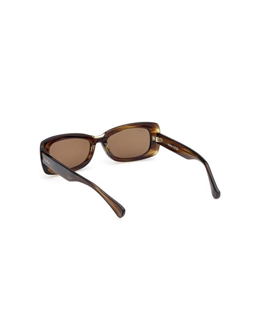Max Mara Multicolor Rectangular Frame Sunglasses